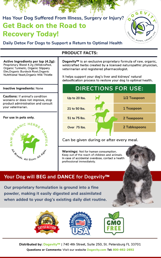 Dogevity Intensive Care Formula