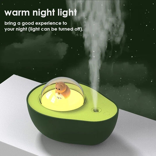 Adorable Avocado Mini Humidifier & Night Light